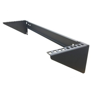 3U Vertical Wall Mount Patch Panel Bracket Steel Rack Fits 19 Inch Server
