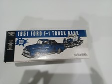 ERTL 1951 FORD F-1 MODEL DIE-CAST COIN BANK EXCELLENT CONDITION WIX FILTER