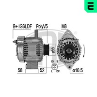 Lichtmaschine Generator Lima ERA 209516A 14V FüR Nissan Pixo UA0 LPG Suzuki Alto