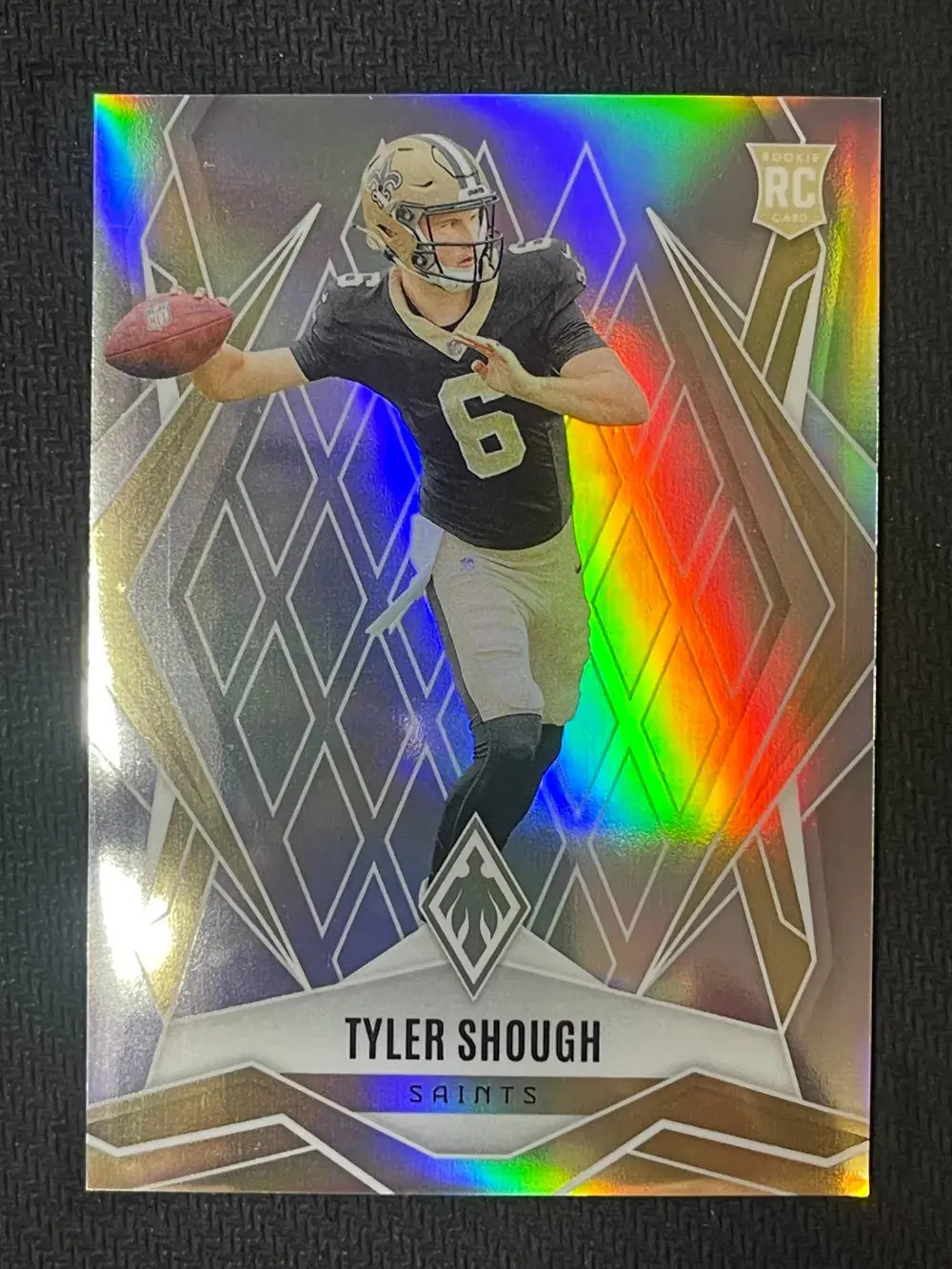 2025 Panini Phoenix Football Silver RC #169 TYLER SHOUGH Saints JP -YT92
