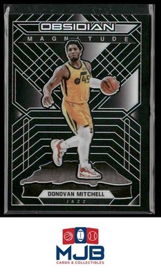 2021-22 Panini Obsidian Donovan Mitchell Magnitude #/99 #20 Utah Jazz