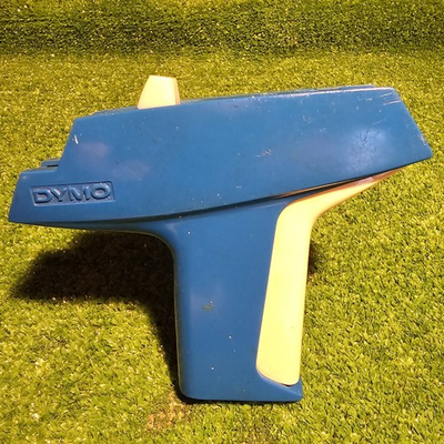 #ad Vintage 1970s DYMO Home Labelmaker Model 1800 Blue Makes 3 8quot; Labels $10.32