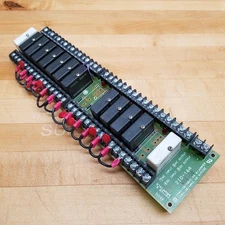 Potter & Brumfield 2IO-16A Relay Board w/(11) OAC-5H & (2) IDC-5 Module - USED