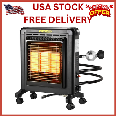 #ad Outdoor Portable Propane Heater 5000 to 15000 BTU 3 Setting Propane LPG Radiant $169.99