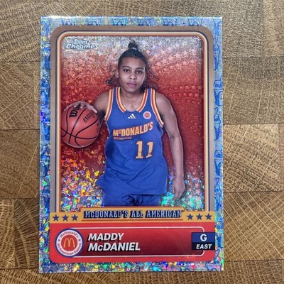 2024 Topps Chrome McDonalds All-American McFlurry Refractor Maddy McDaniel #57!
