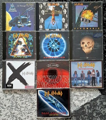 ××× DEF LEPPARD ×× 10 CDs ×××