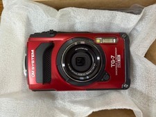 Image of OM SYSTEM OLYMPUS Tough TG-7 Compact Digital Camera Red