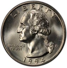1994-P Washington Quarter — photo from another recent sale