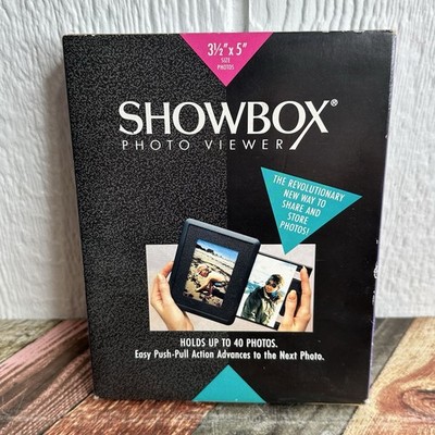 NEW SEALED SHOWBOX PHOTO VIEWER 3.5'' x 5'' Photos Holds Up to 40 - Easy Action