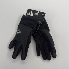 Adidas COLD.RDY Training Running Gloves Black Silver Reflective Size S/M NWT