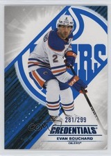 2024-25 Upper Deck Credentials Blue 281/299 Evan Bouchard #2 2d8