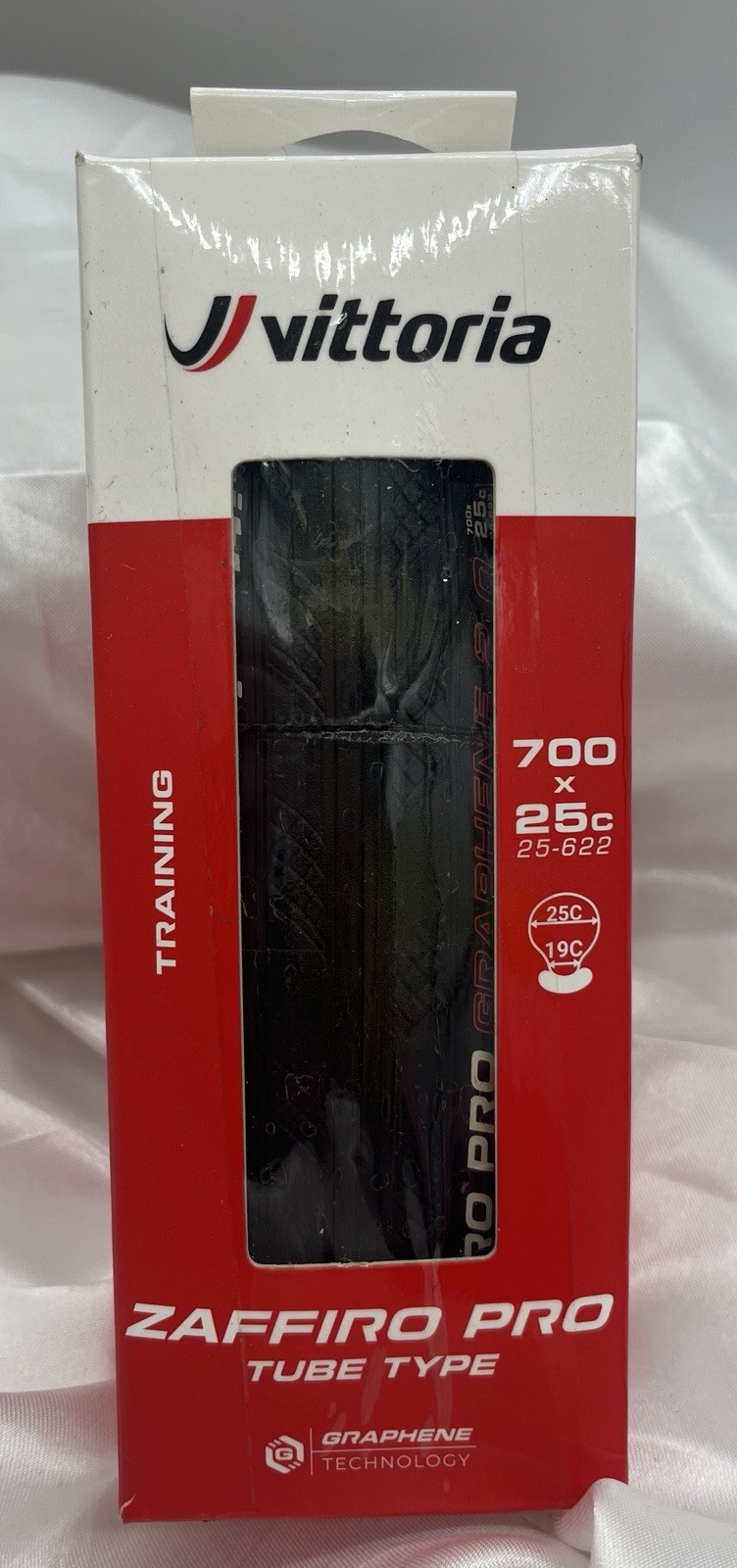 Vittoria Zaffiro Pro G2.0 Graphene Folding Clincher Tire 700x25C Black New