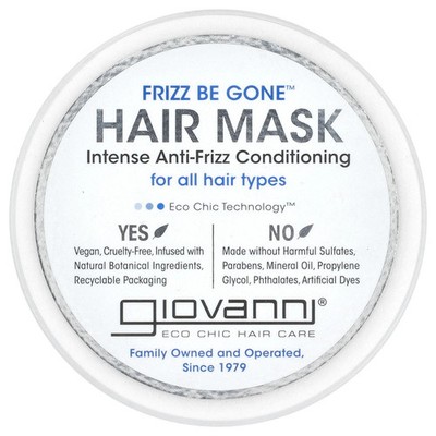 Frizz Be Gone , Hair Mask, Intense Anti-Frizz Conditioning, 10 fl oz (295 ml)