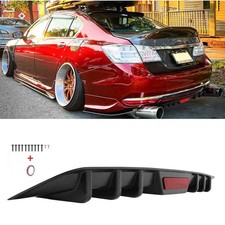 Rear Bumper Diffuser Spoiler Lip W Led Tail Light For Honda Accord 2013-2022 Rear Bumper Diffuser Spoiler Lip W Led Tail Light For Honda Accord 2013-2022