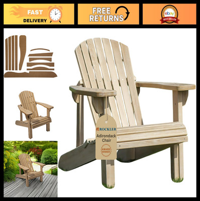 Adirondack Chair Plans with Cardboard Templates - Easy Build, Step-by-Step Guide