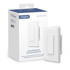 Aqara Smart Light Switch (No Neutral, Single Rocker), Requires AQARA White
