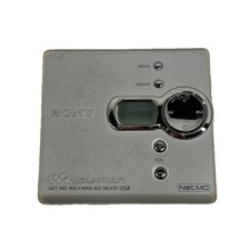 Sony MZ-NE410 Net MD Walkman MiniDisc Player Silver Tested READ