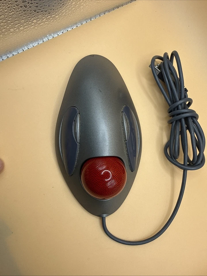 Logitech Trackman Marble USB T-BC21 Trackball Silber Ergonomische Maus - Bild 3 von 4