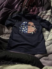 Cat&Jack Navy Crab 9mo Shirt