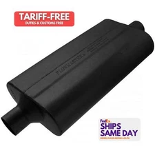 Flowmaster 942450, One 50 Series Delta Flow Muffler Steel Black Performance Part