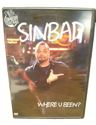 DVD: Sinbad: Where U Been? Comedy Central Show w/Bonuses Behind the Scene    W28