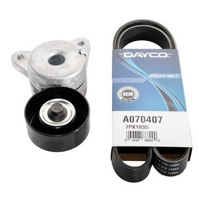 #ad Dayco Serpentine Belt Drive Component Kit P N A070407k1 $87.02