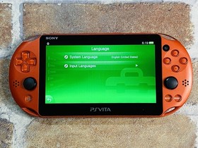 PS Vita PCH-2000 Metalic Red SONY  Japan Tested Charger 16GB Memory card