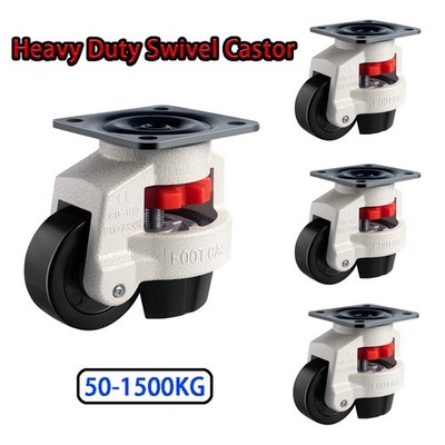 Leveling Wheels Heavy Duty Swivel Castor Retractable Furniture Caster 40F-150F