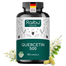 Quercetin Hochdosiert - 180 Kapseln - 500 mg ...