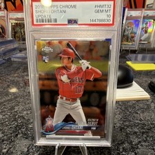 Topps Chrome Update Shohei Ohtani Rookie #HMT32 PSA 10 Angels Baseball