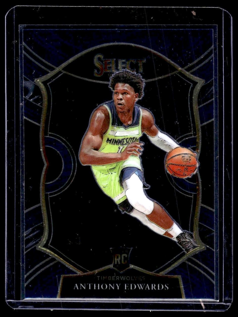 2020-21 Panini Select #61 Anthony Edwards Blue