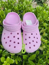 Crocs Classic Clog Color Pink Size C-12 with Tags Fast Shipping.
