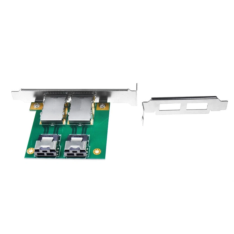 2-port SFF-8087 to External SFF-8088 PCI Mini SAS 26P Adapter RAID Card - Image 2 of 4