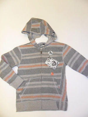 Volcom Youth Easy Basic Zip Up Hoodie - Heather Grey - YOUTH M/5 - NWT  LAST ONE