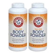 Arm & Hammer Talc-Free Body Powder 5Oz Bottle - Soothing Cornstarch Neutraliz...