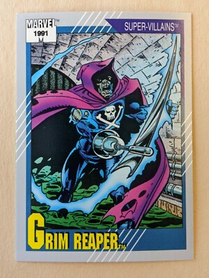 1991 IMPEL MARVEL UNIVERSE SERIES 2: SUPER-VILLIANS-GRIM REAPER