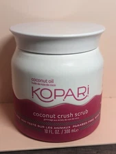 Kopari Coconut Crush Scrub Brown Sugar Body Scrub Exfoliate Body Buff , 10 oz
