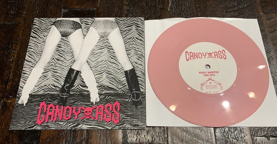 CANDY ASS Love Sucks 7” Pink Vinyl 100-Sahara Hotnights The Donnas Spinnerette - Image 2 of 4
