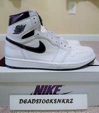 W Nike Air Jordan 1 Retro High OG Court Purple White CD0461 151 Size W9.5/M8