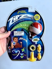 Big Time Toys 2004 ZIPZ STUNT TOPS Red White Spinning Top Toy NEW