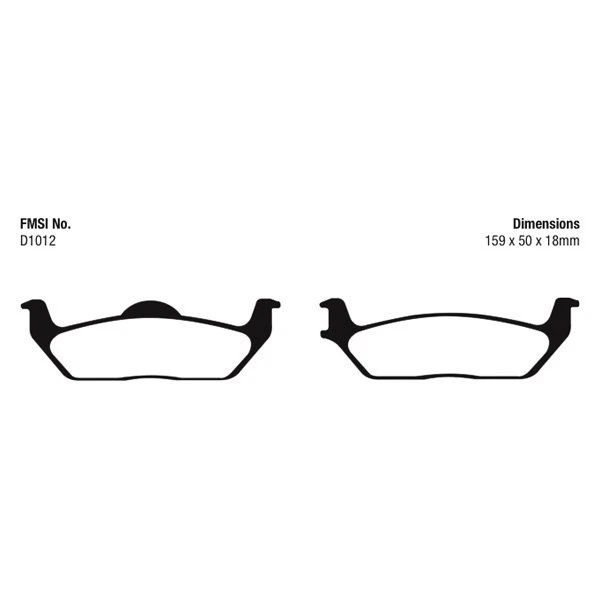 Pastillas de freno traseras EBC Greenstuff serie 6000 para camioneta y SUV para Ford F-150 05-11 Foto 3 de 4