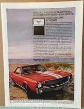 20 + pgs:  ads for 1968, 1969 AMC AMX Intro + other ads + Playboy Playmate AMX's