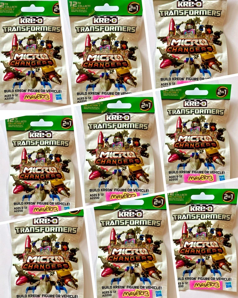 =Lot: 24 Blind Bags= TRANSFORMERS KREO Micro Tiny Turbo Changers Bumblebee Prime - Image 2 of 4