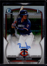 2023 Bowman Chrome Prospect Autographs Refractors Ricardo Olivar 37/499