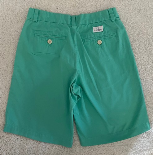 VINEYARD VINES BOYS SHORTS TEAL GREEN SIZE 12 YOUTH - Picture 2 of 10