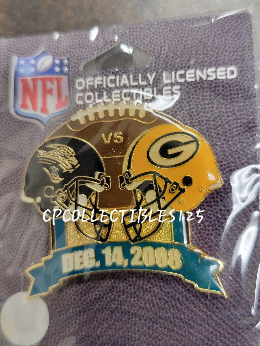 Jacksonville Jaguars VS Green Bay Packers Game day Pin 12/14/2008