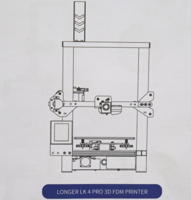 LONGER LK4 Pro 3D FDM Drucker - Bauraum: 220x220x250mm - NEU