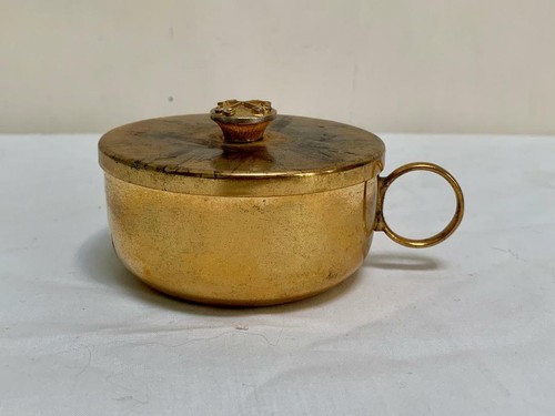 VINTAGE BRASS HOST BOX / LUNA HOLDER - CHURCH - MONSTRANCE (#865) - Picture 3 of 6