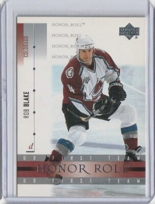 2001-02 Upper Deck Honor Roll #41 Rob Blake Colorado Avalanche