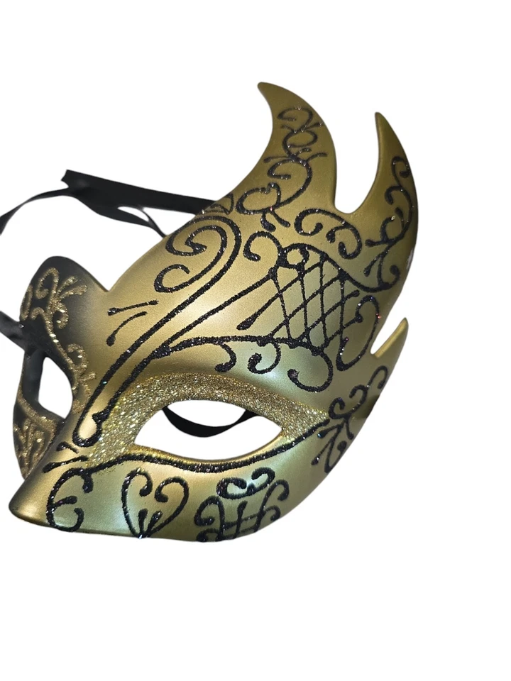 Men's Masquerade Mask Vintage Venetian Musical Party Mardi Gras Mask - Image 4 of 4